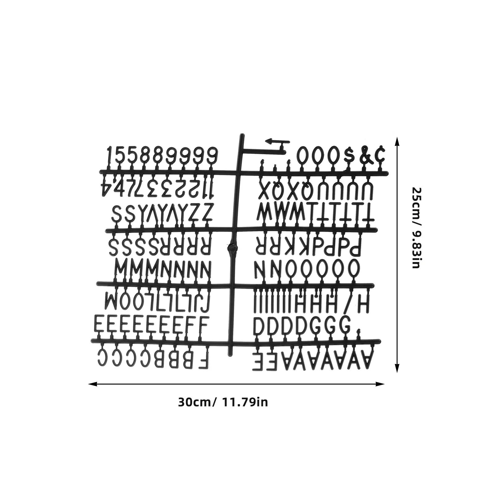 Набор досок с буквами алфавита - Фотография_2