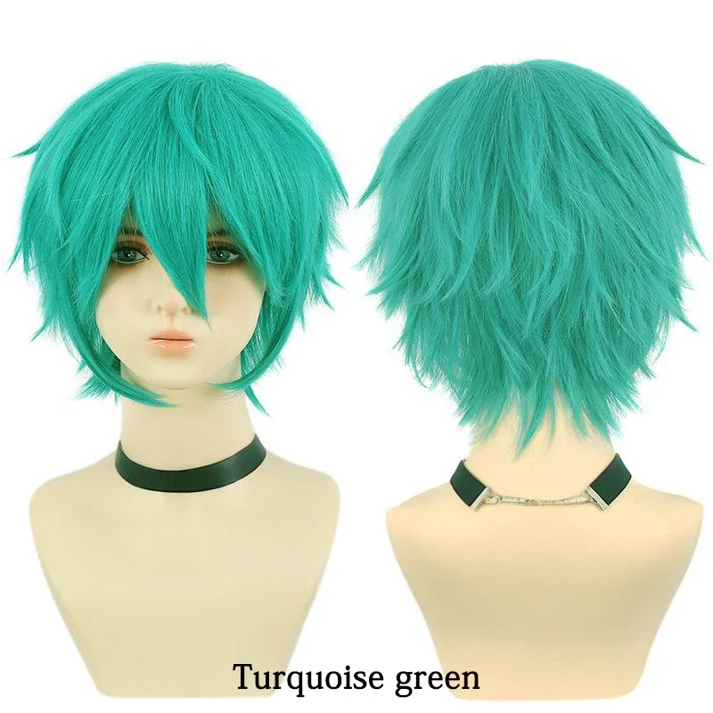 12-дюймовые синтетические волосы унисекс для косплея в стиле аниме - Фотография_4