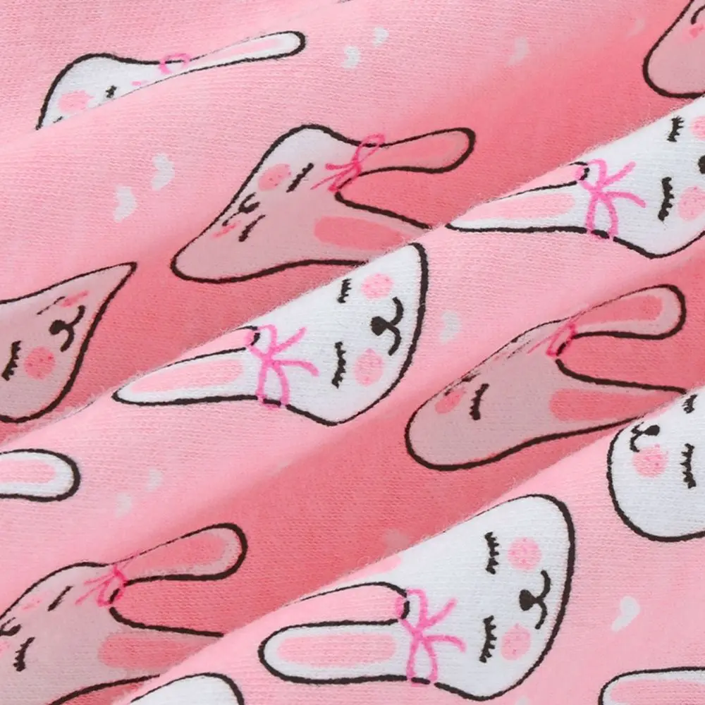 Моющаяся повязка на голову с белым кроликом и медведем для больших собак - Фотография_3