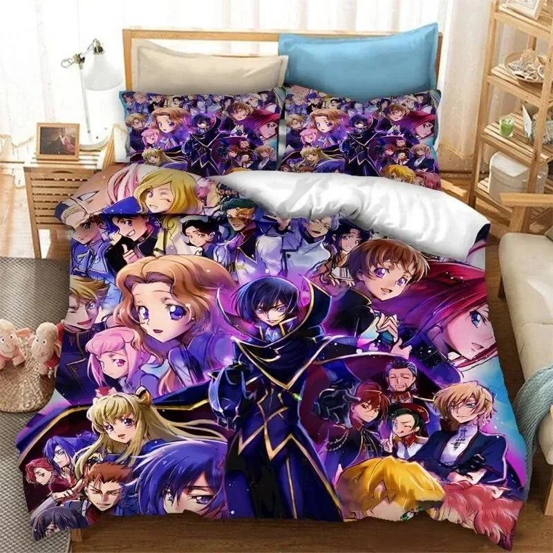 Модный комплект постельного белья с 3d аниме code geass - Фотография_6