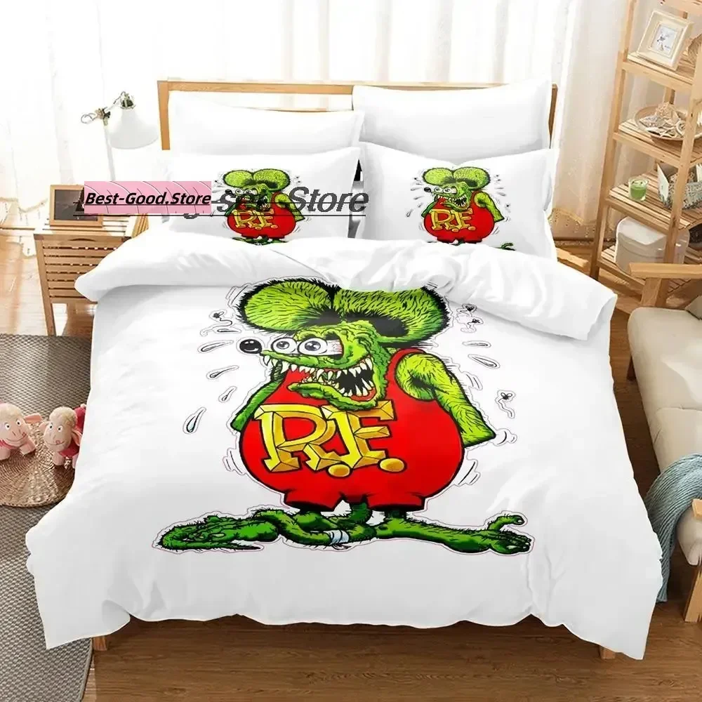 Комплект постельного белья rat fink single twin full queen king size - Фотография_3