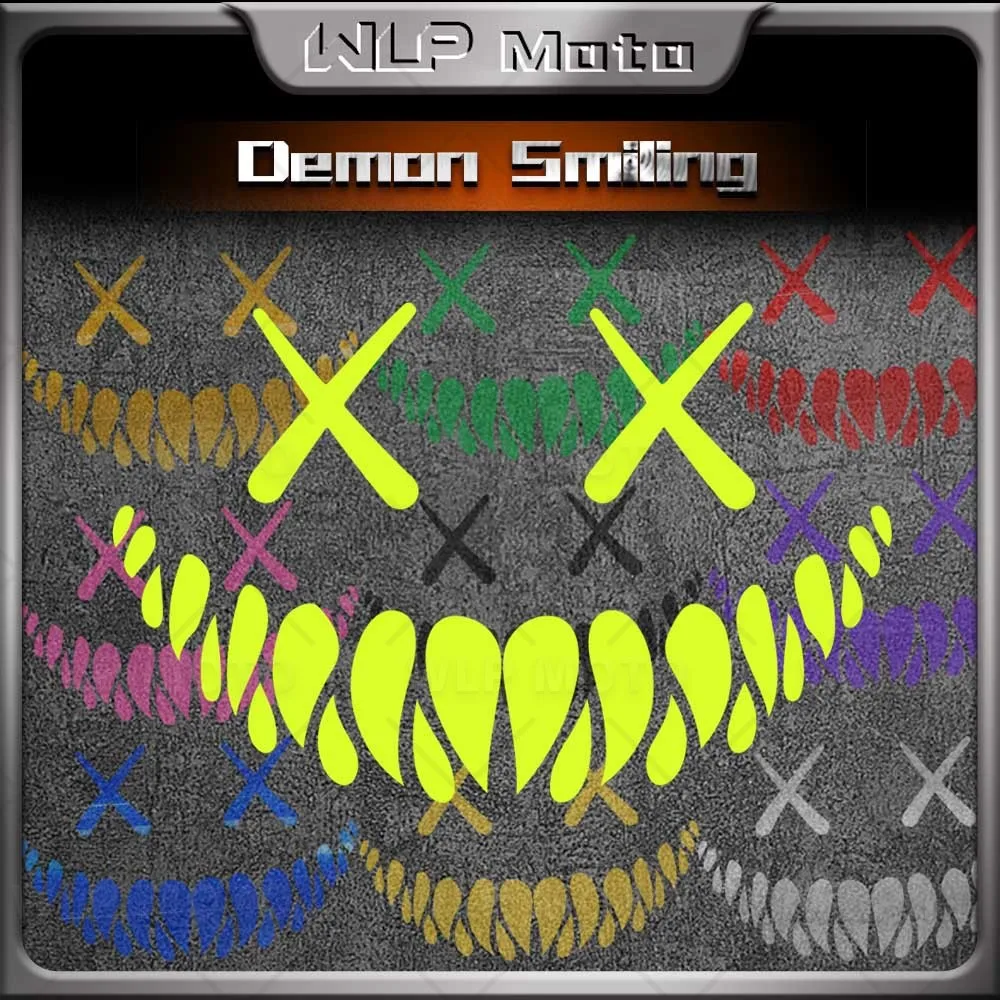 Мотоцикл дьявол улыбающееся лицо