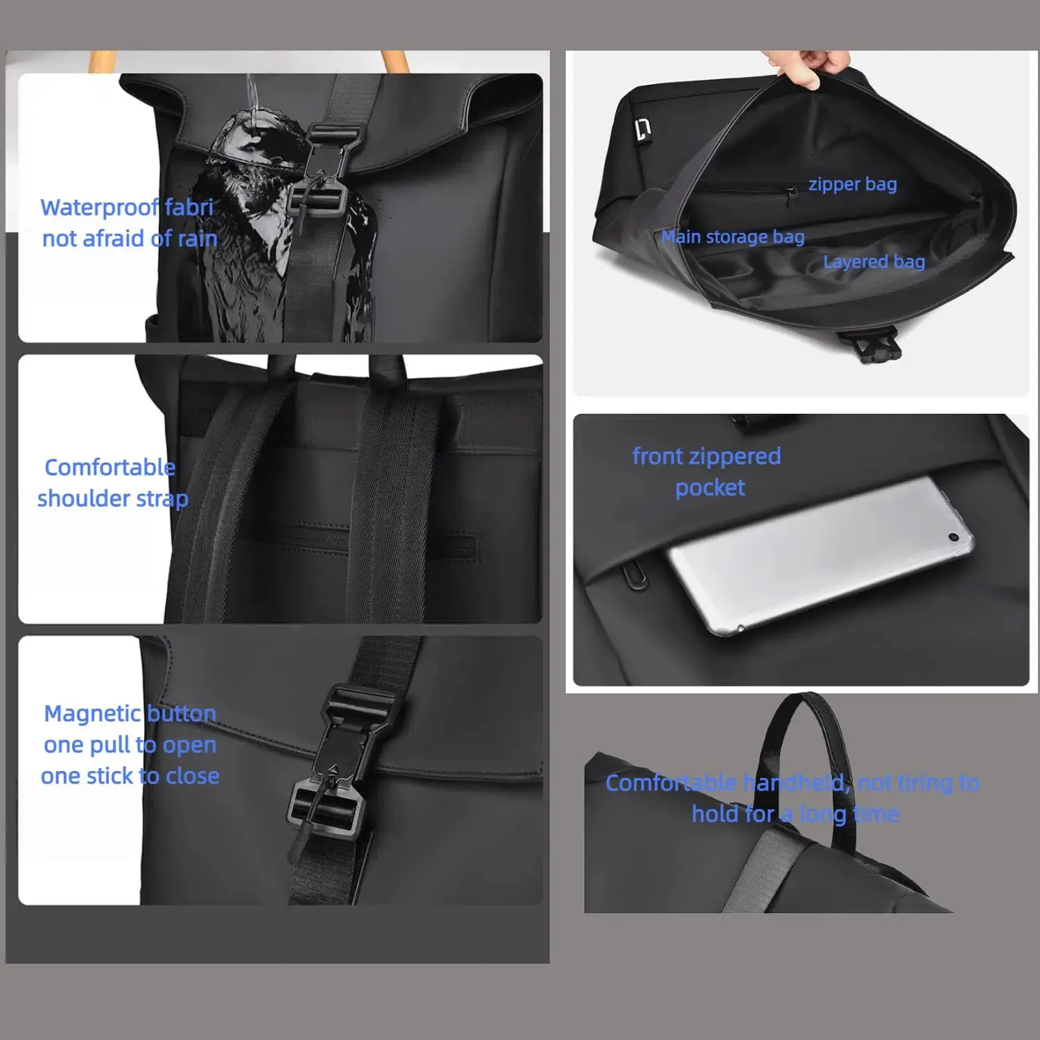 Водостойкий рюкзак для мужчин и женщин - Фотография_4