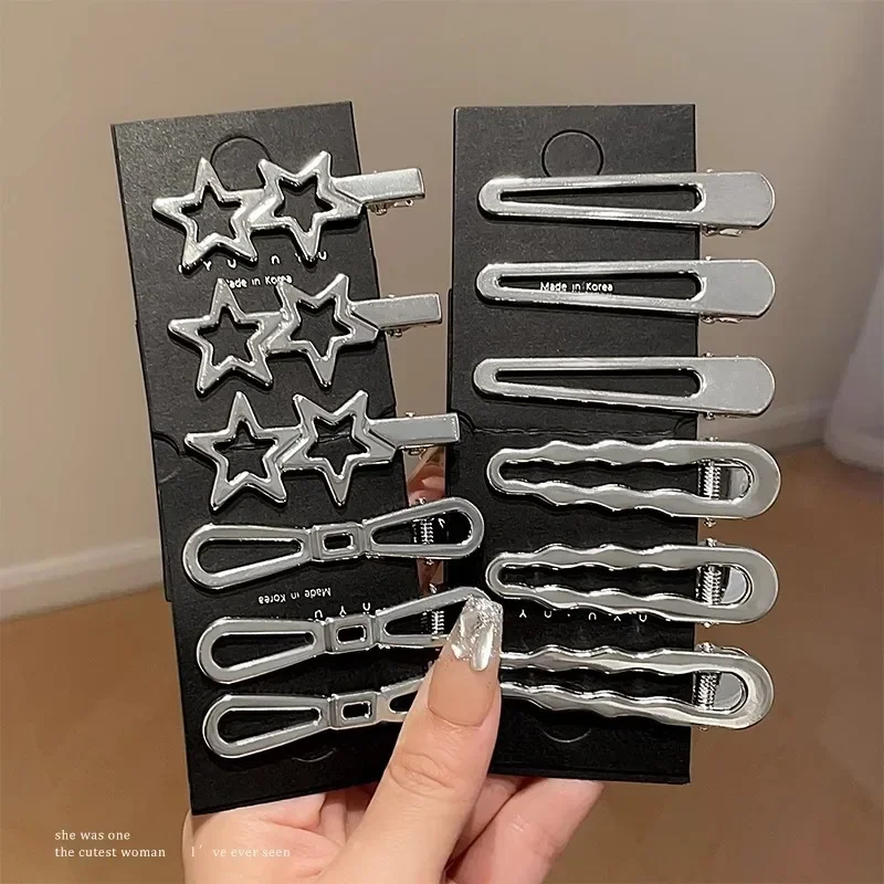 Милая модная металлическая заколка для волос - Фотография_3