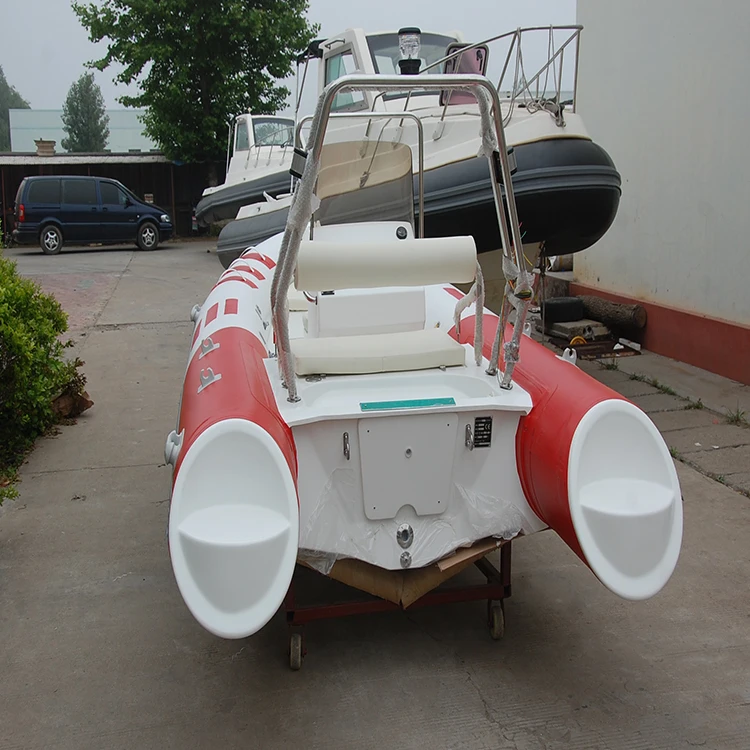 Zhenbo 480 надувные гребные лодки hypalon с жестким дном для рыбалки - Фотография_2