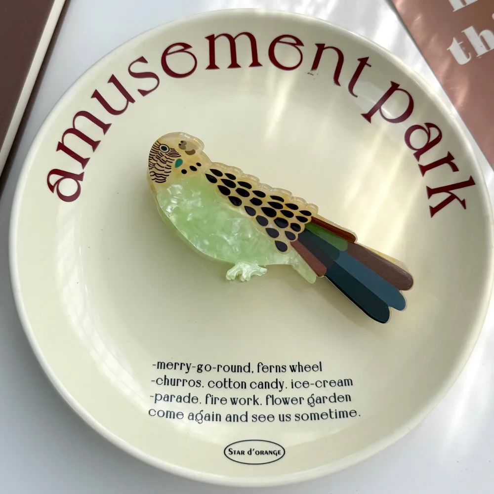 Новые заколки для волос серии «попугай и птица» 13 см - Фотография_6