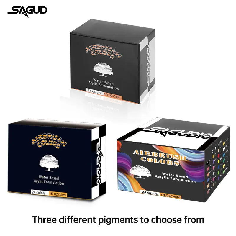 Набор красок для аэрографа sagud - Фотография_4