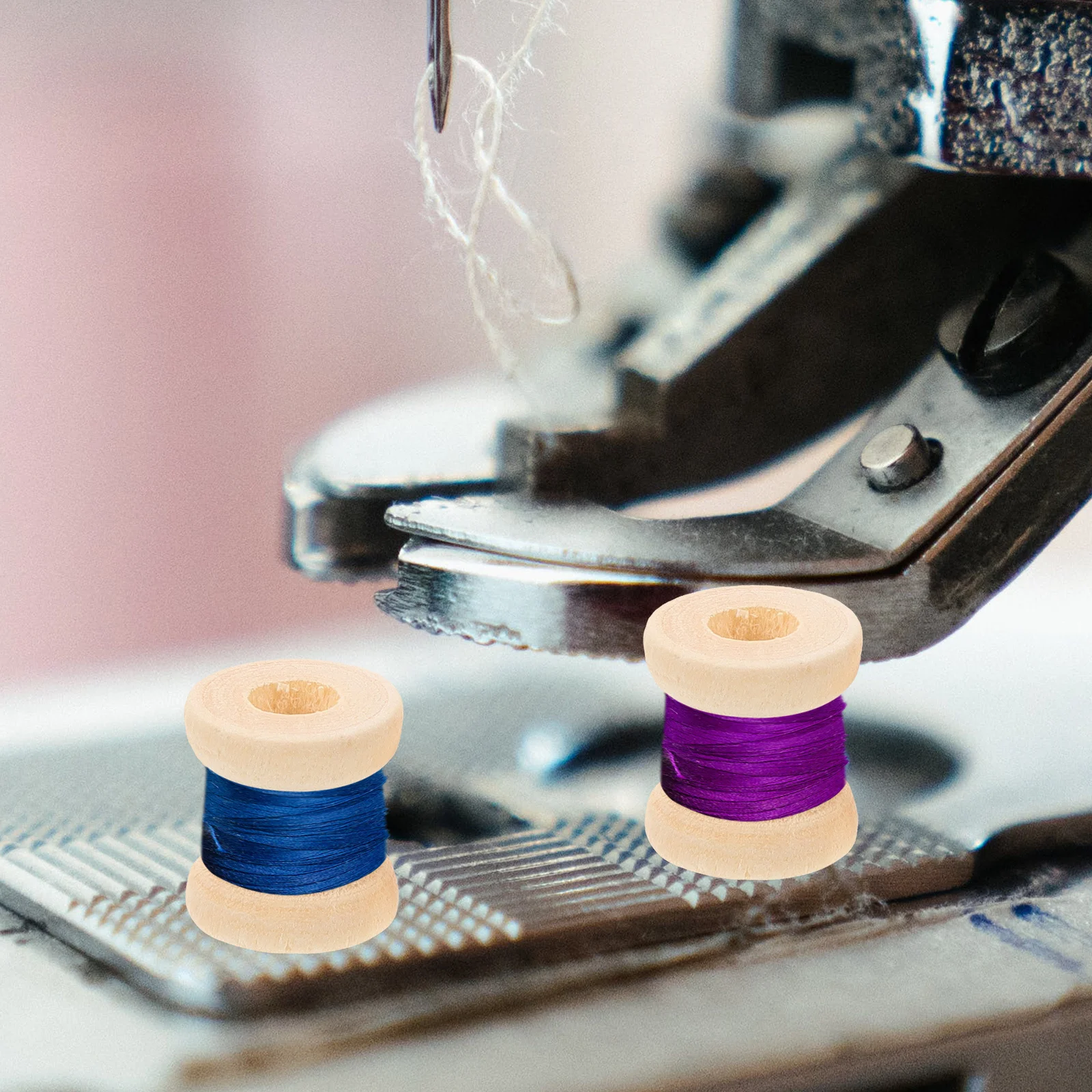 Красочные деревянные катушки - Фотография_5