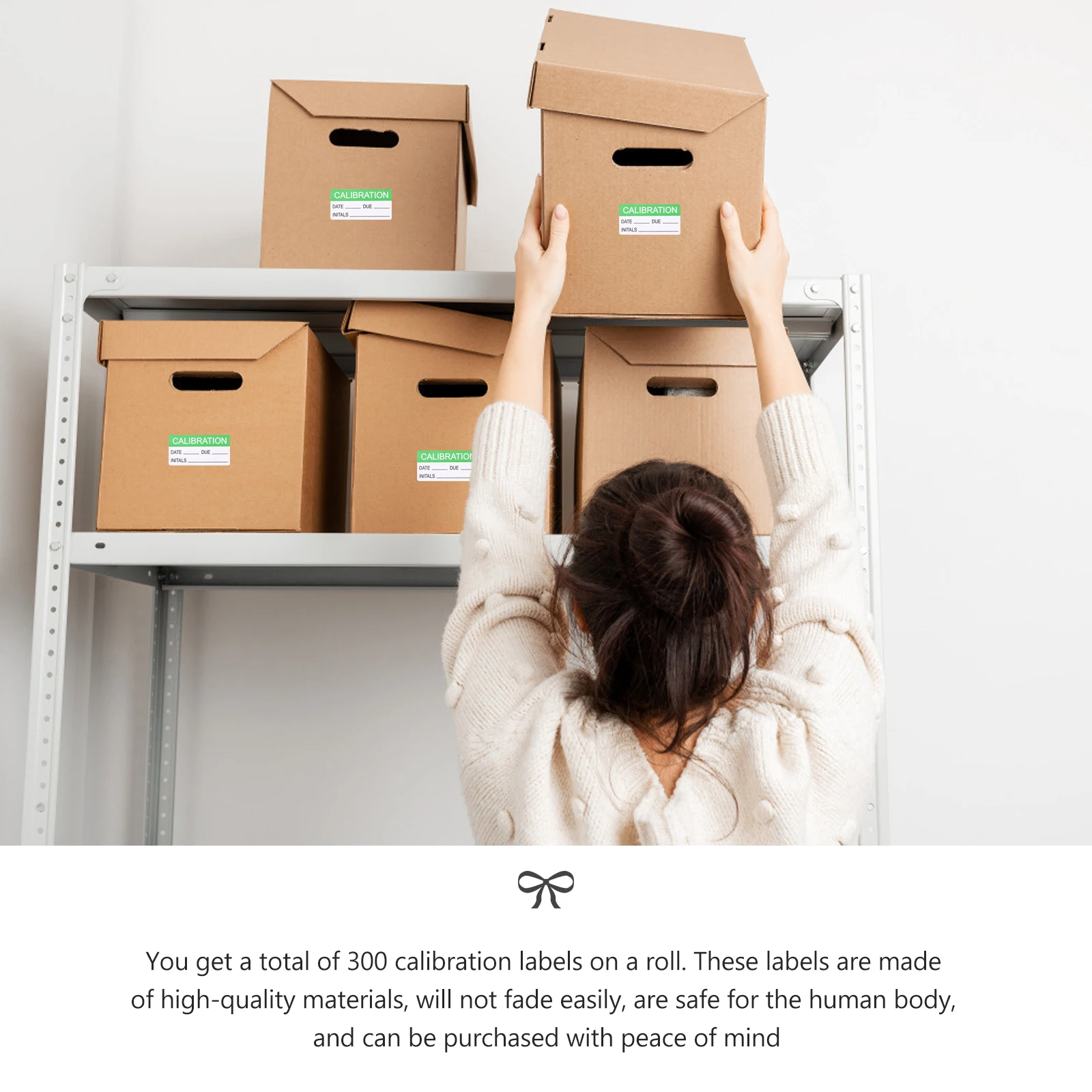 Зеленые калибровочные этикетки - Фотография_3