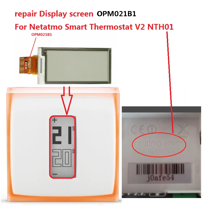 Opm021b1 версия дисплея для netatmo