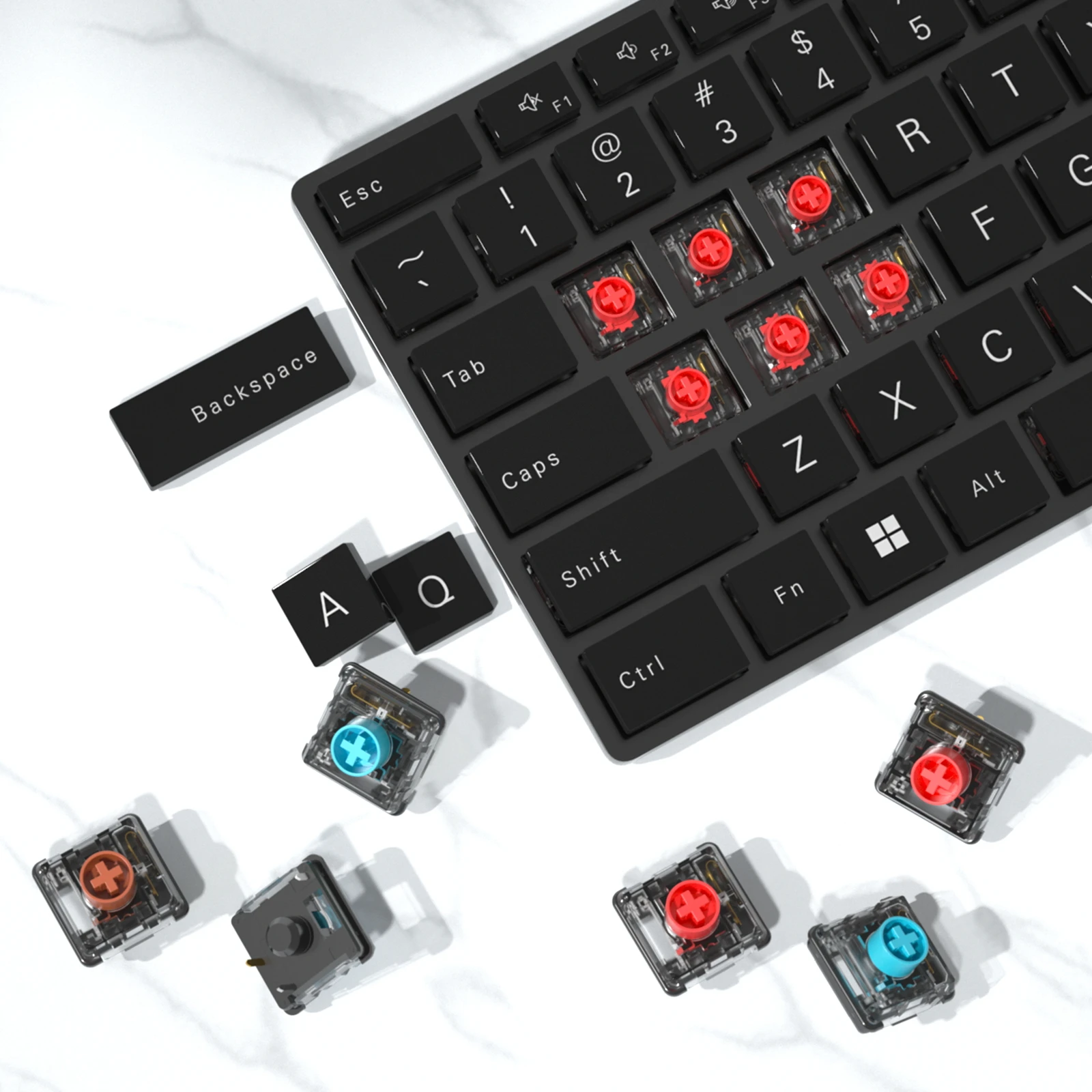 Низкопрофильный переключатель kailh choc v2 1/3/5 шт - Фотография_6