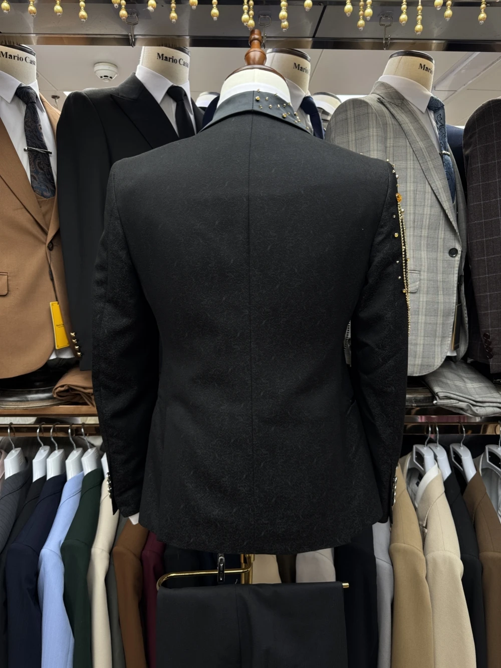 Новый золотой костюм с кисточками из бисера - Фотография_5