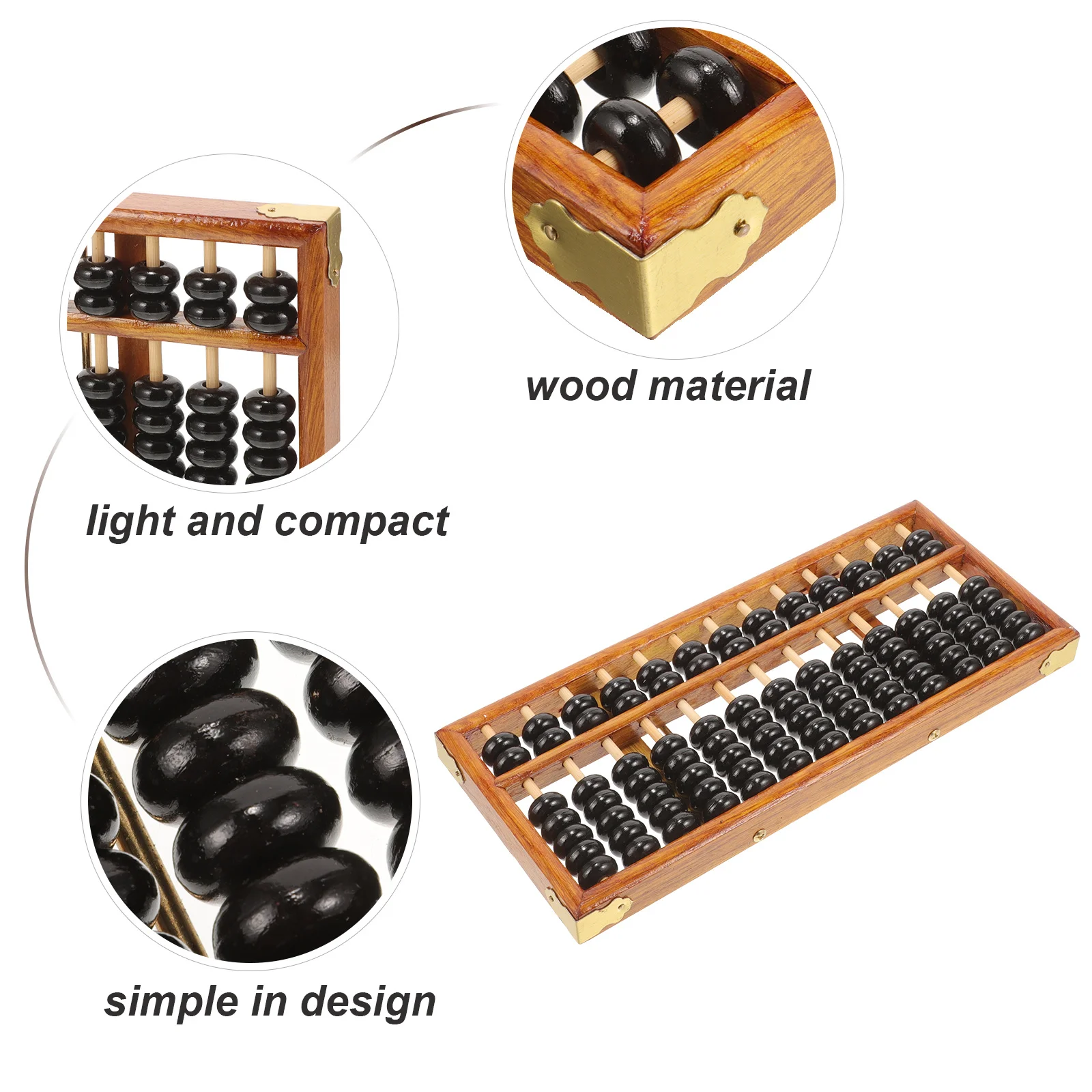 Детские счеты, деревянные 7 бусин - Фотография_4