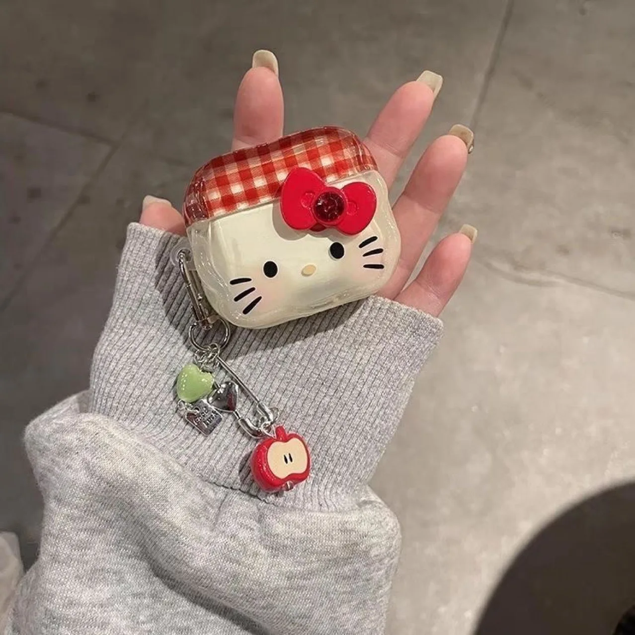 Чехол для наушников с рисунком «hello kitty» для apple airpods 4 3 pro 2 1 - Фотография_2