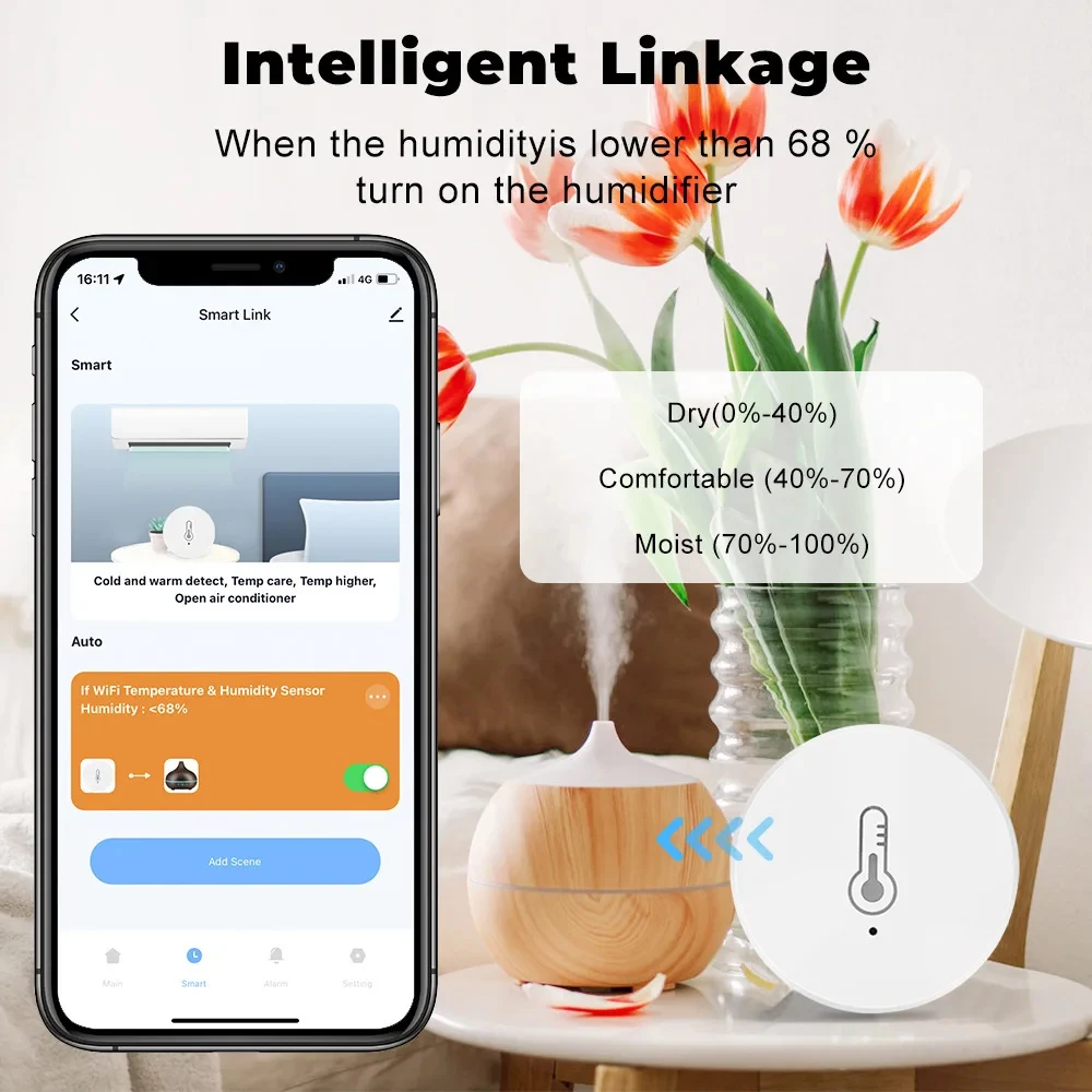 Датчик температуры и влажности tuya zigbee - Фотография_4