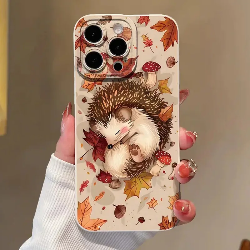 Новый милый осенний чехол для телефона
