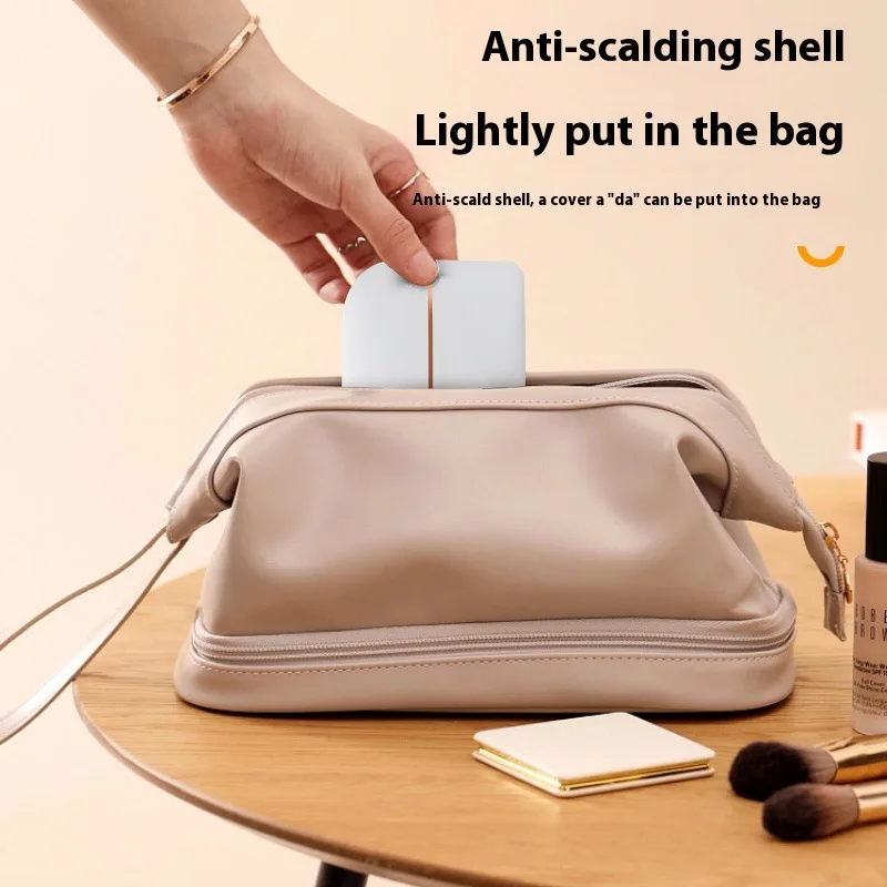 Мини-беспроводная расческа для выпрямления волос - Фотография_4