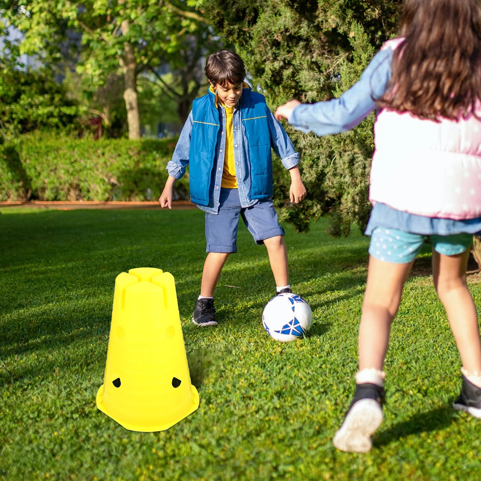 32 см желтые конусы футбольное