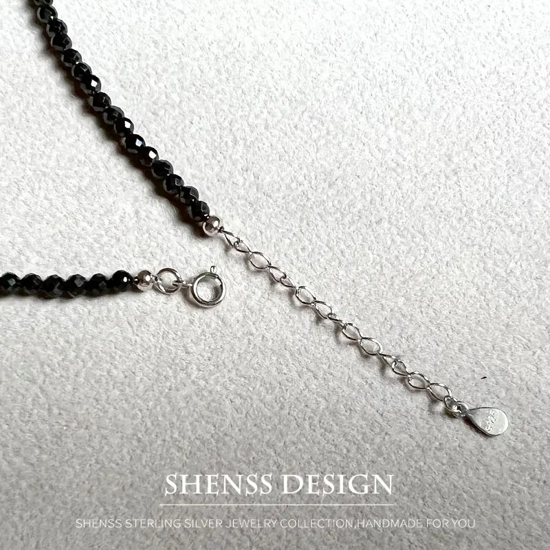 Модная минималистичная серебряная пряжка s925 - Фотография_5