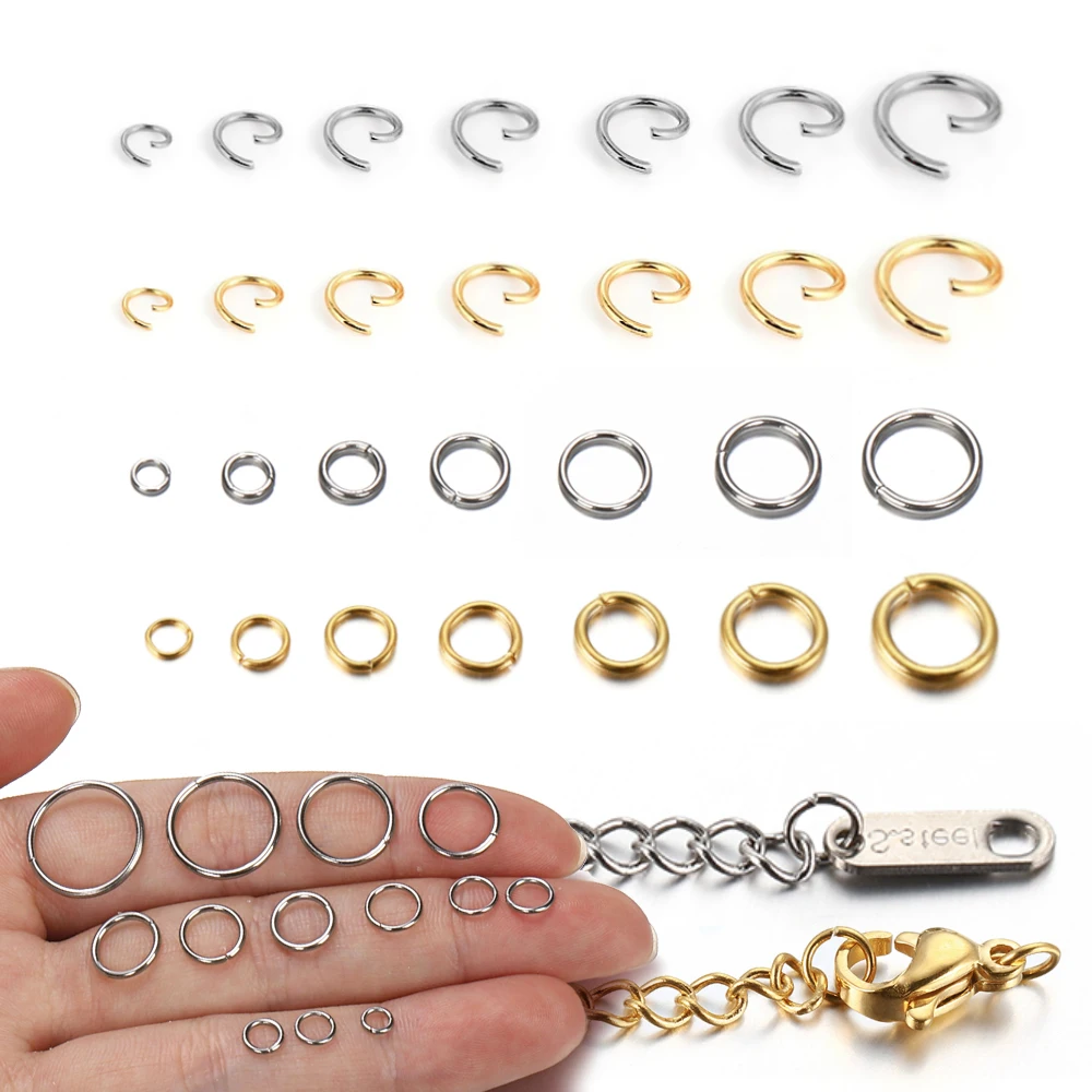 Открытые кольца из нержавеющей стали