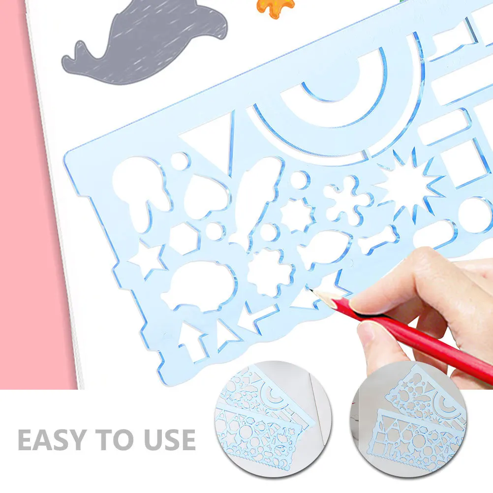 Набор шаблонов для рисования с геометрическим узором - Фотография_5