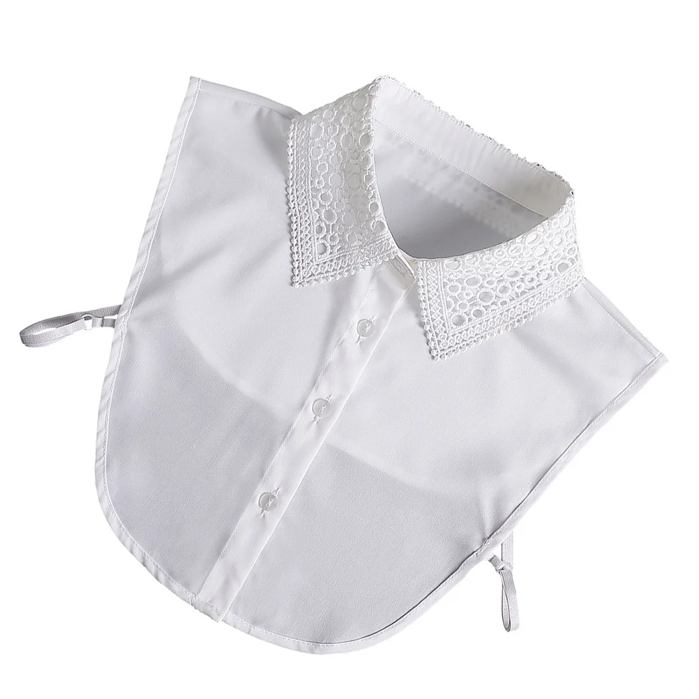 Легкий вес с накладным кружевным воротником - Фотография_3