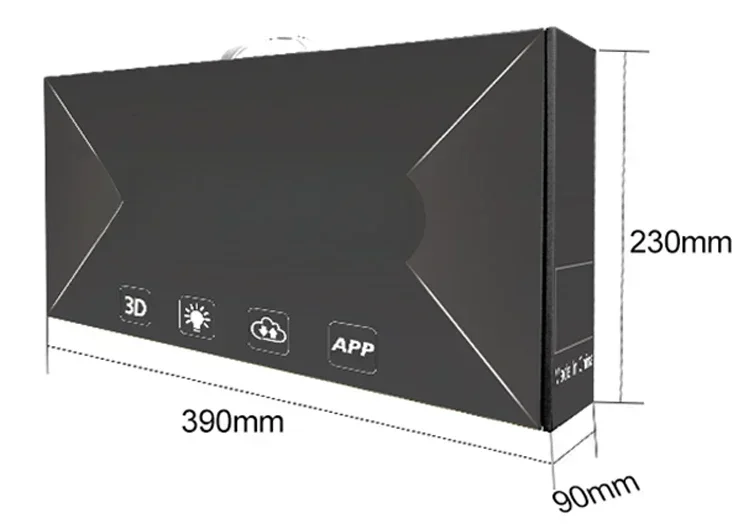 Лидер продаж, голограммный проектор с 3d светодиодным вентилятором - Фотография_5