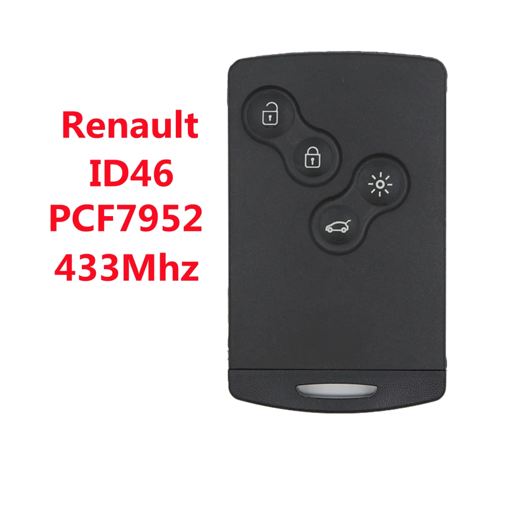 Keychannel 4 button id46 433mhz