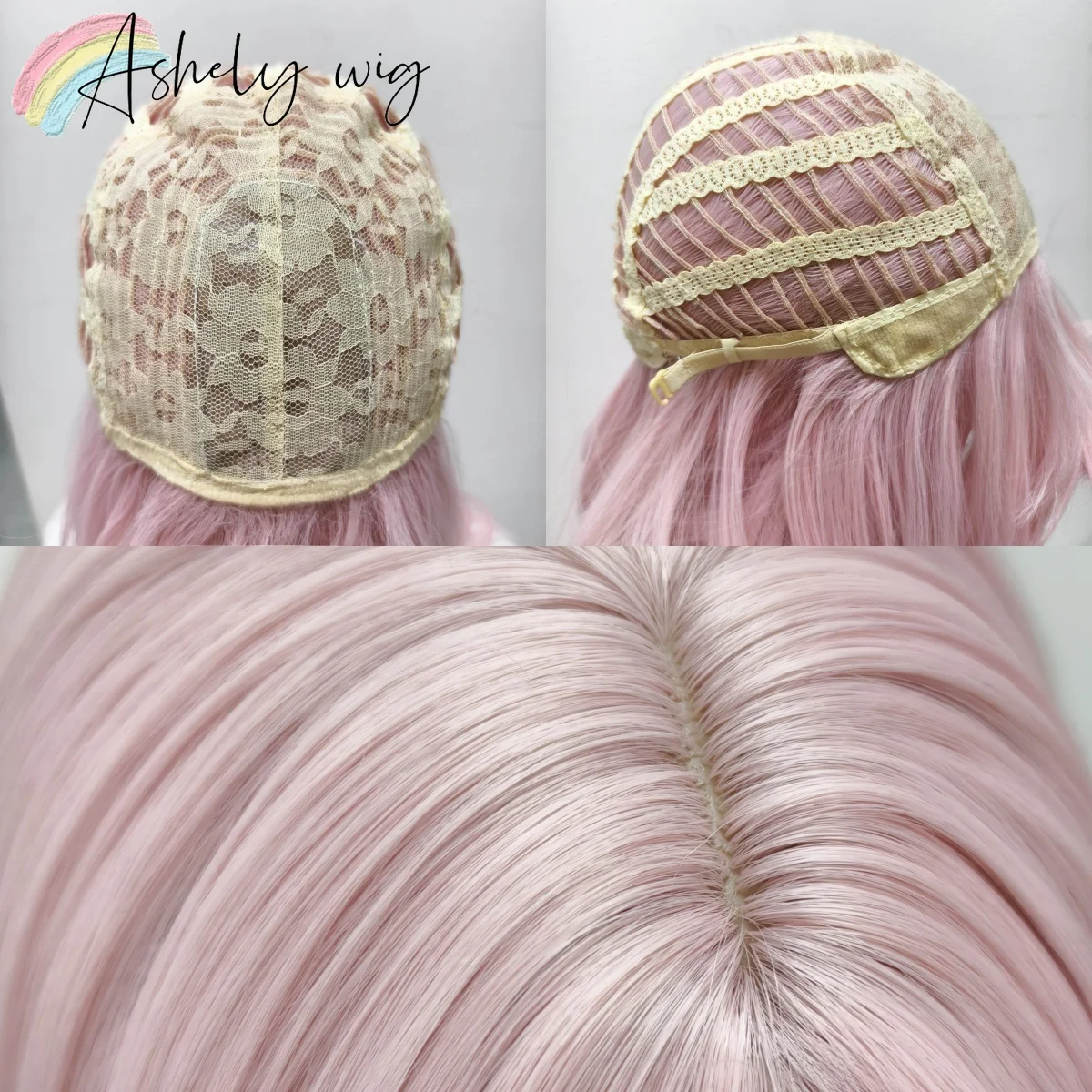 Попельно-розовый парик лолита - Фотография_6