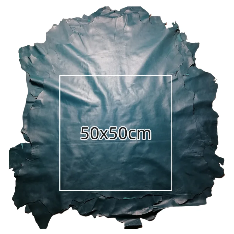 Ультратонкая овчина сине-зеленого цвета 0 - Фотография_6