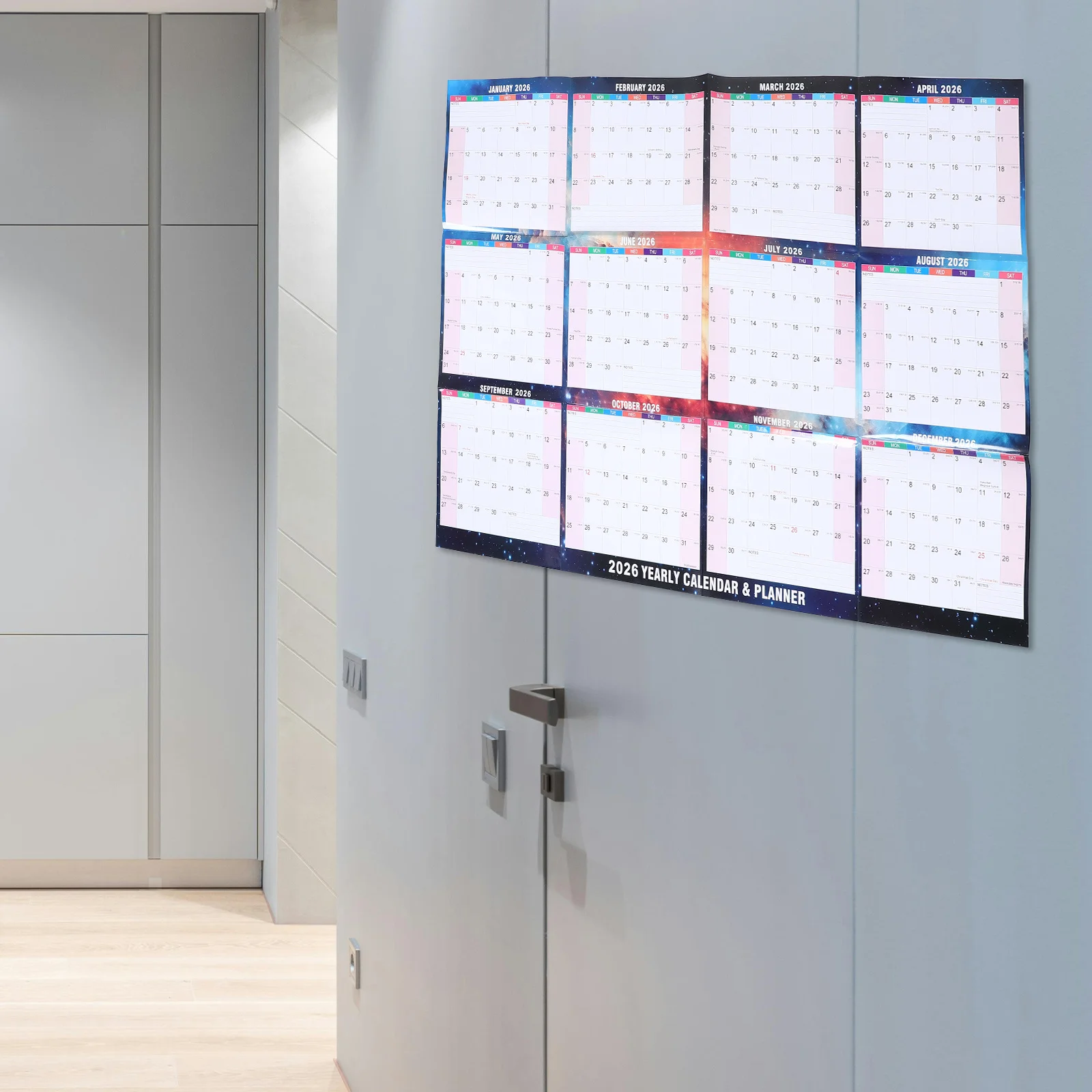 Большой настенный календарь с сухим стиранием - Фотография_6