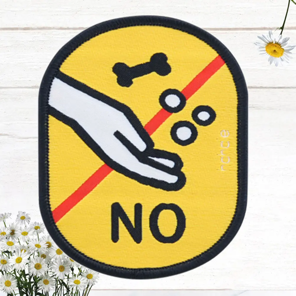 Социальный предупреждающий знак для домашних животных без кормления - Фотография_2