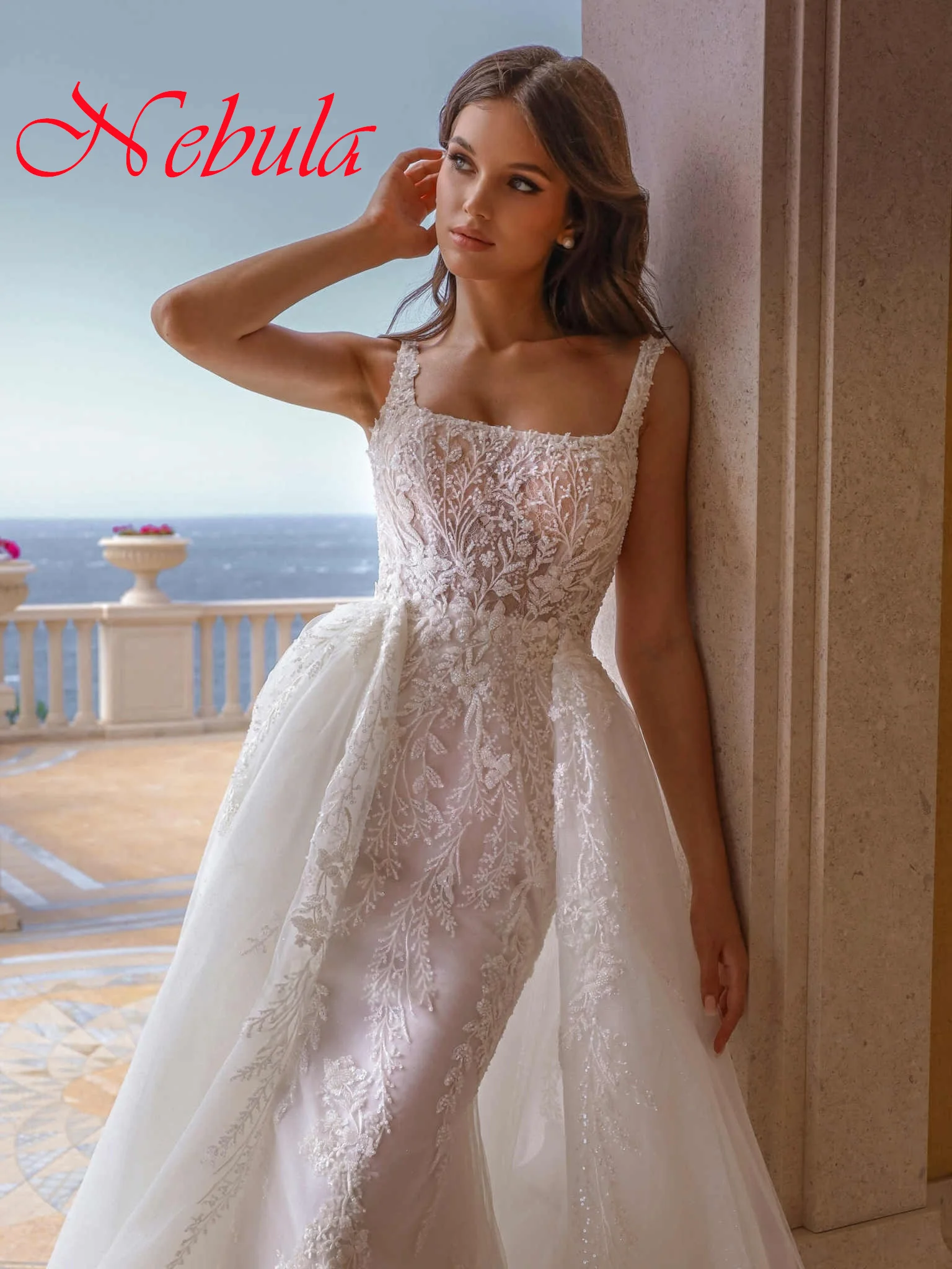 Белое кружевное свадебное платье - Фотография_4