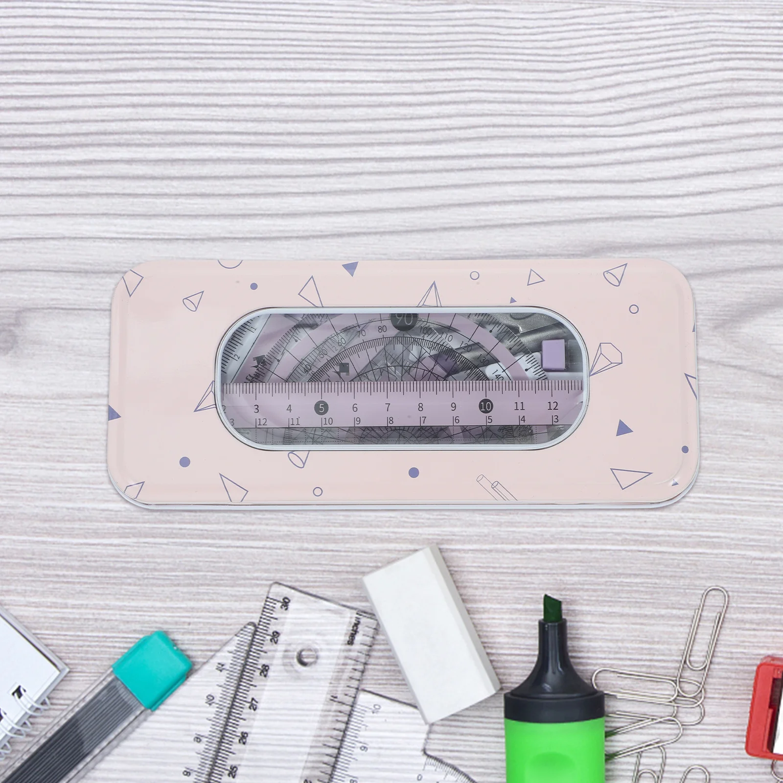 1 комплект, многофункциональный комплект линеек - Фотография_2