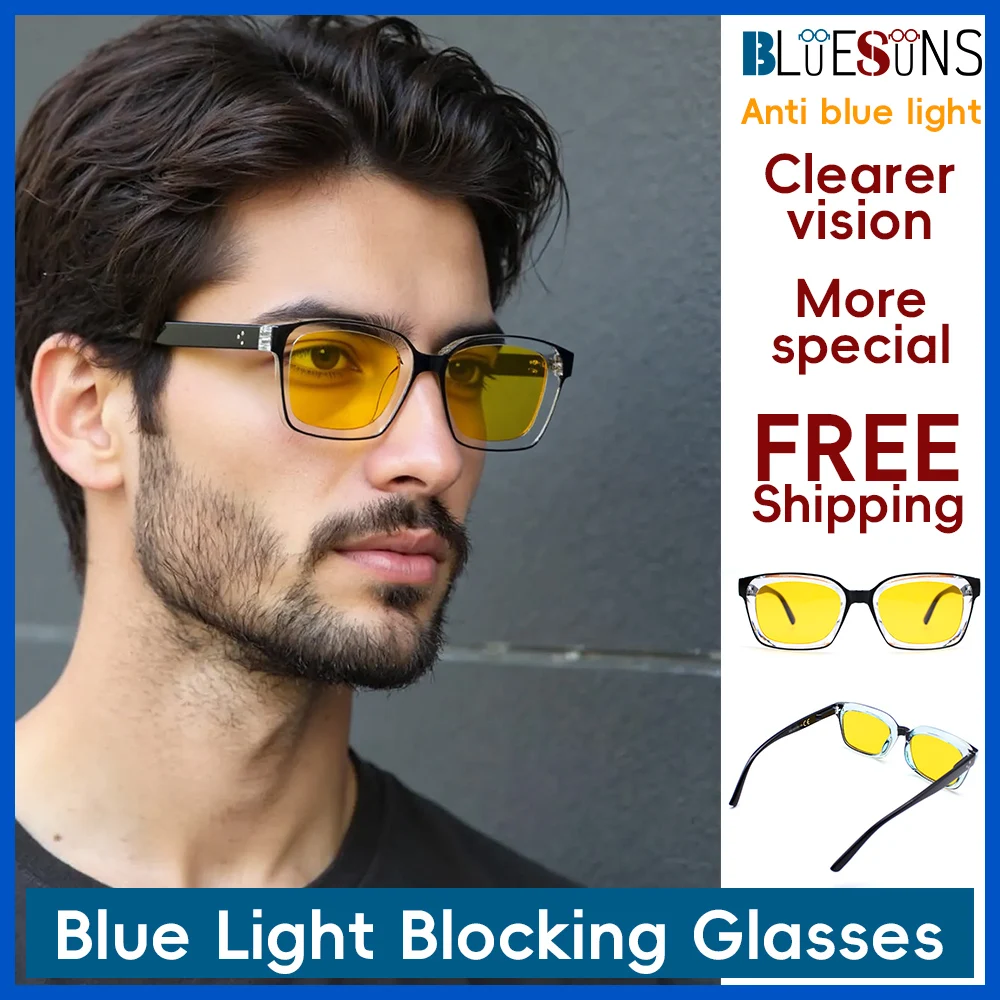 Новые очки с желтыми линзами