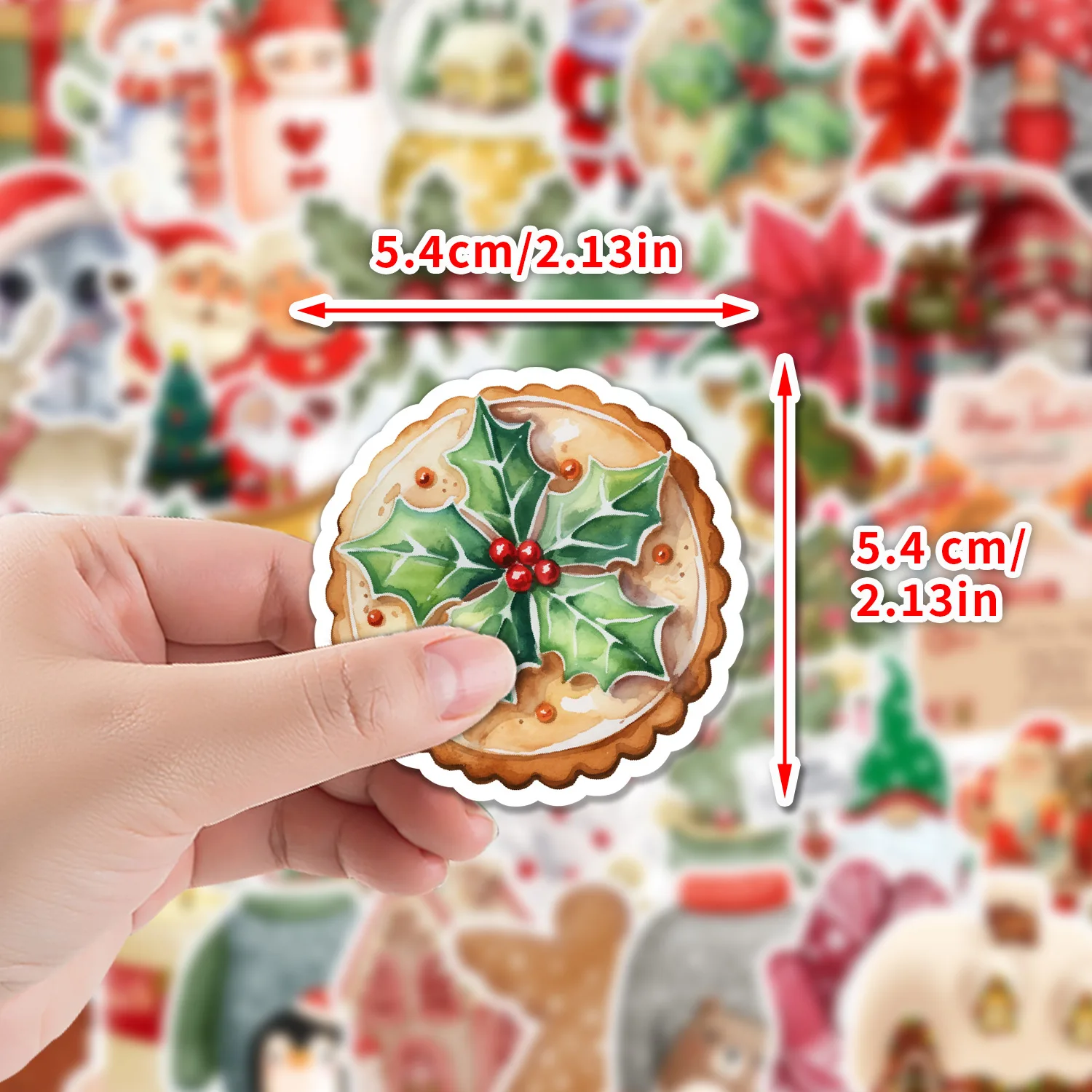 Скандинавские рождественские милые украшения для каракулей - Фотография_3