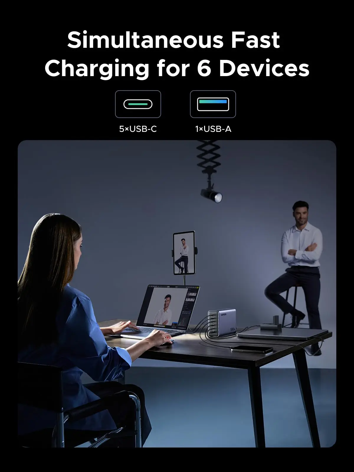 Nexode 500 вт настольное зарядное - Фотография_4