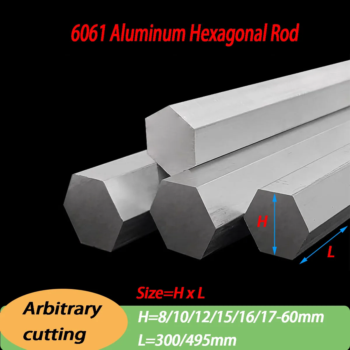 6061 алюминиевый шестиугольный стержень