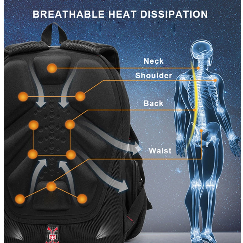 Водонепроницаемый рюкзак для ноутбука 15 - Фотография_3
