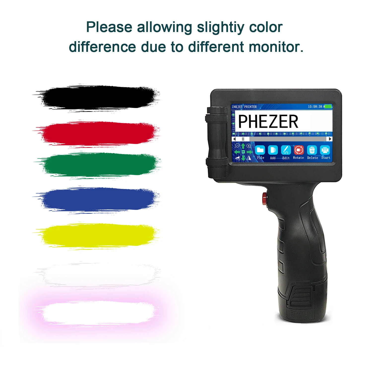 Ручной струйный принтер phezer p17 - Фотография_4