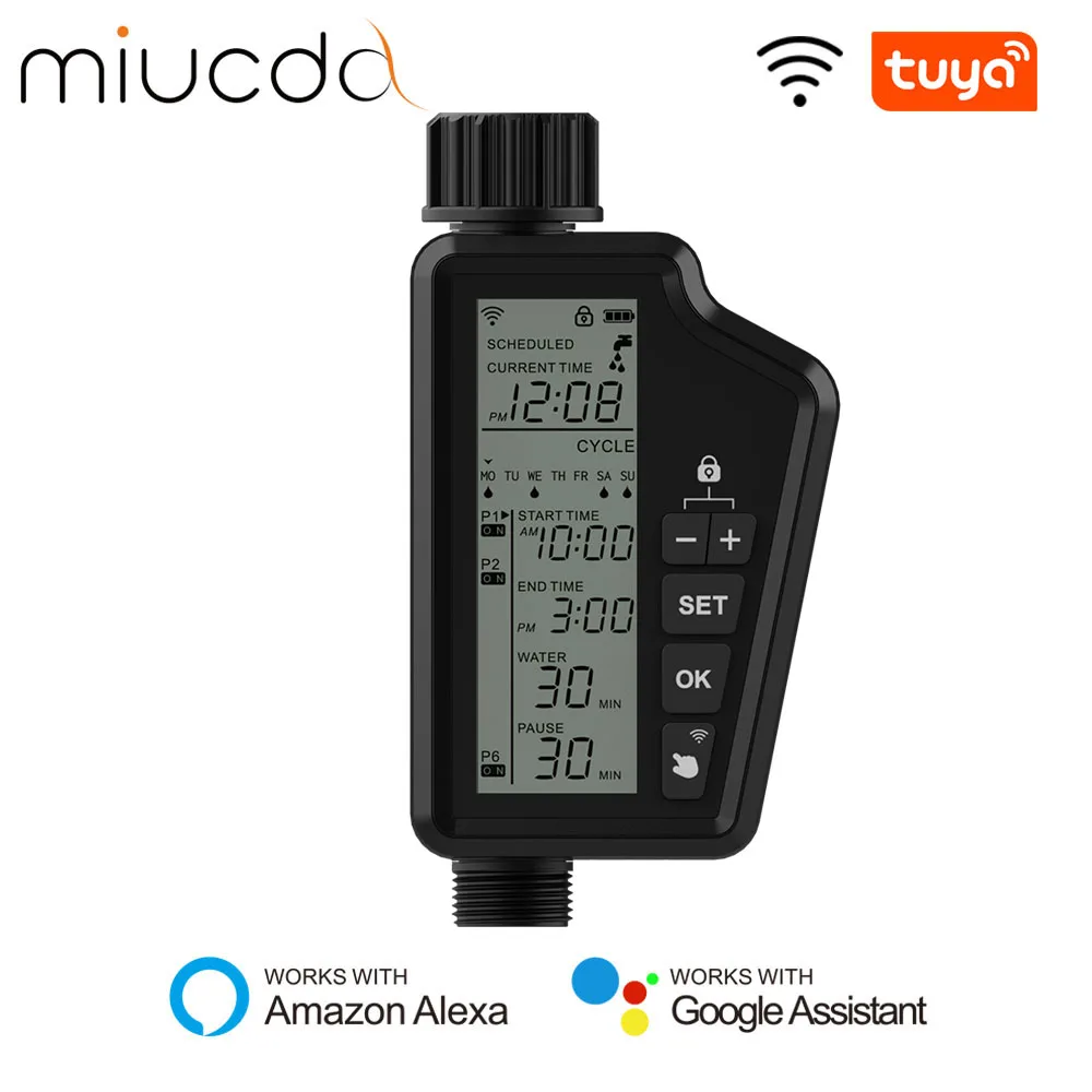 Умный таймер для полива газона miucda tuya