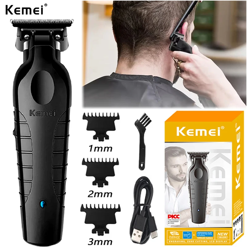 Kemei мужская машинка для стрижки