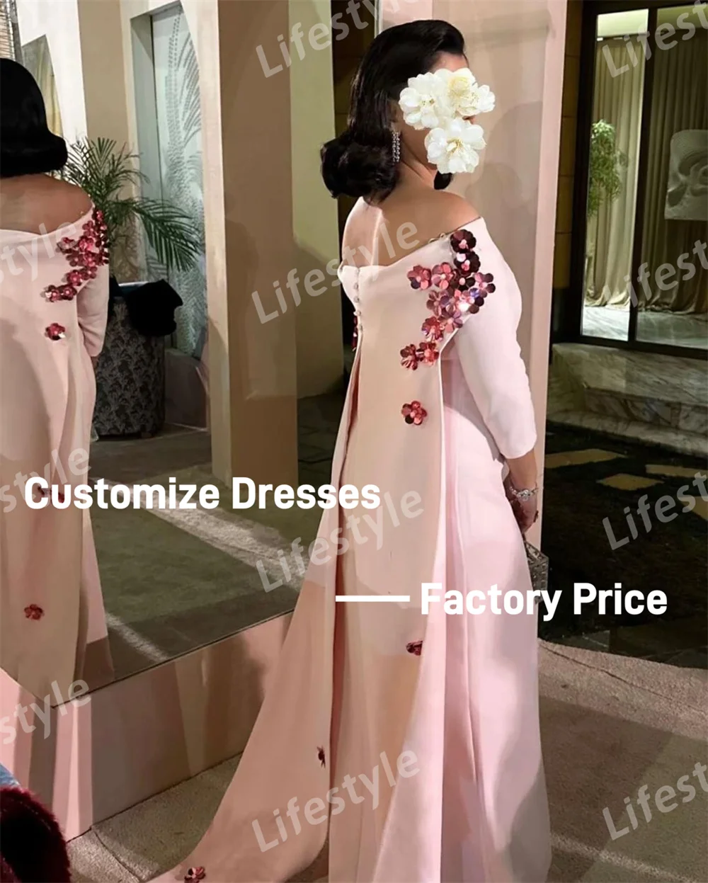 Вечернее платье по индивидуальному заказу с вырезом лодочкой и бисером - Фотография_2