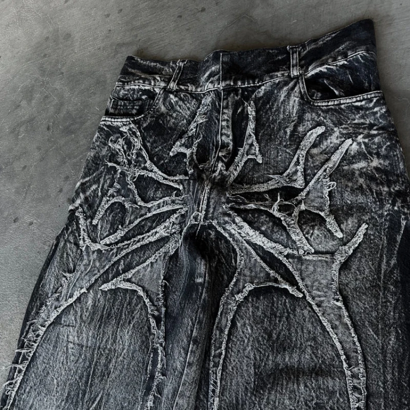 Y2k phantom jeans high street spider - Фотография_2