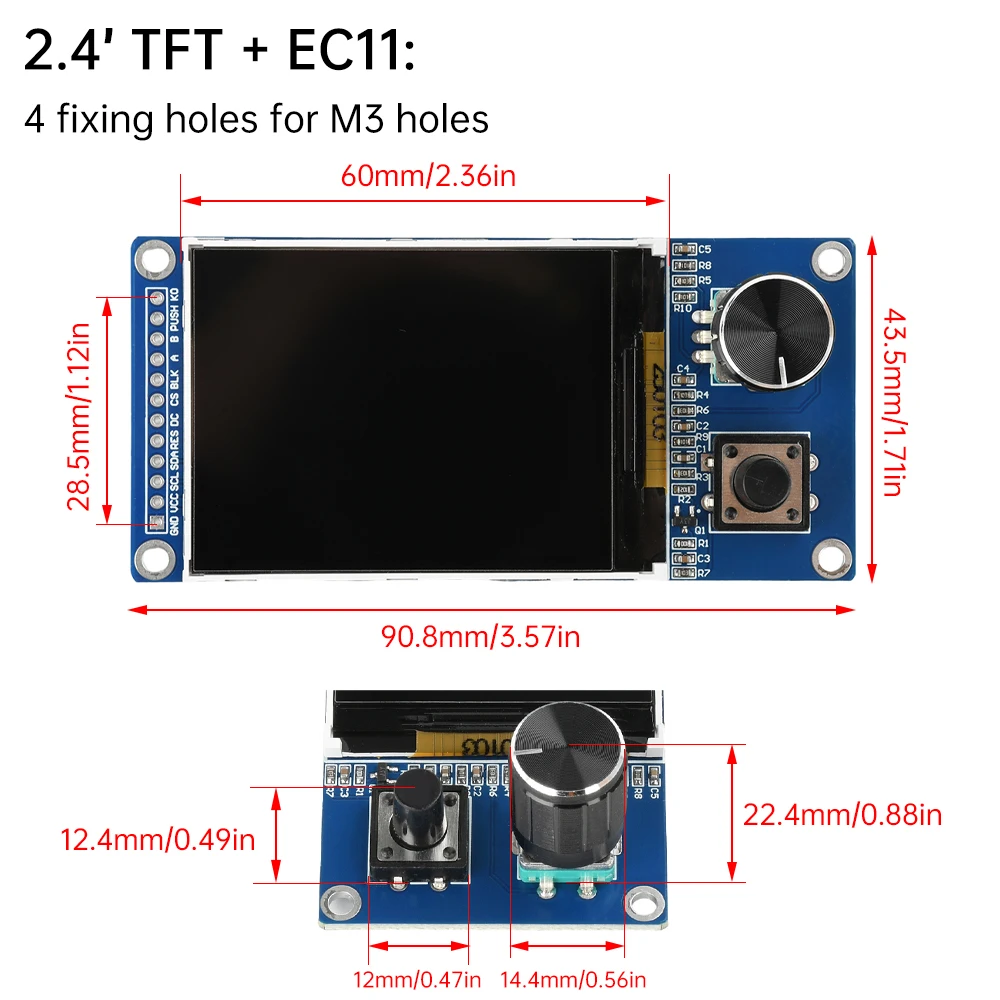 1,8-дюймовый 2,4-дюймовый tft-экран - Фотография_4