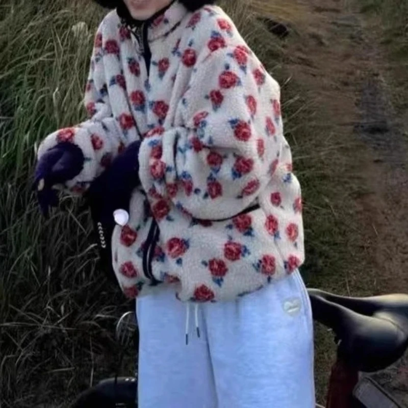 Зимнее новое флисовое теплое повседневное - Фотография_5