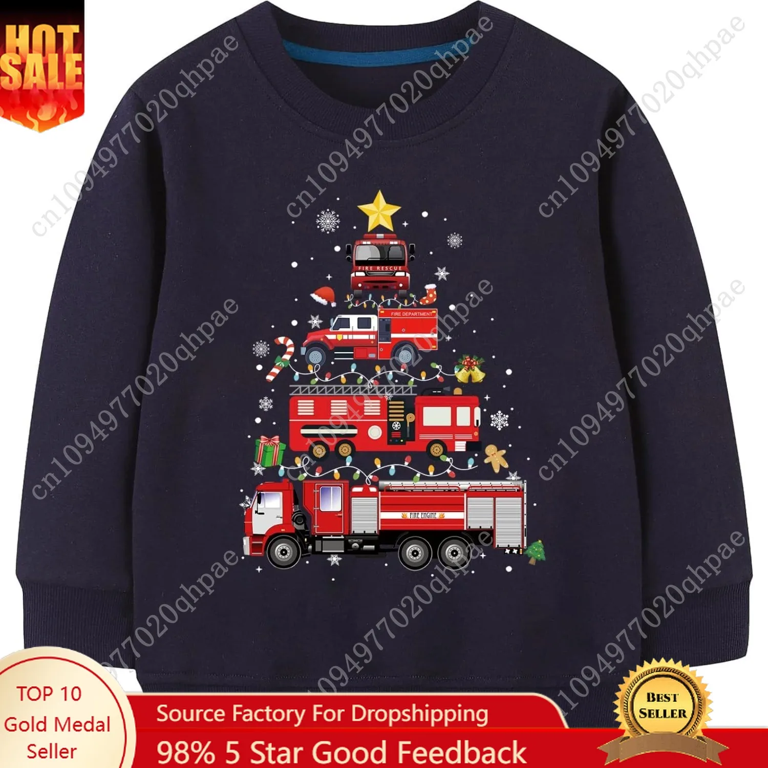 Christmas sweatshirt for toddler