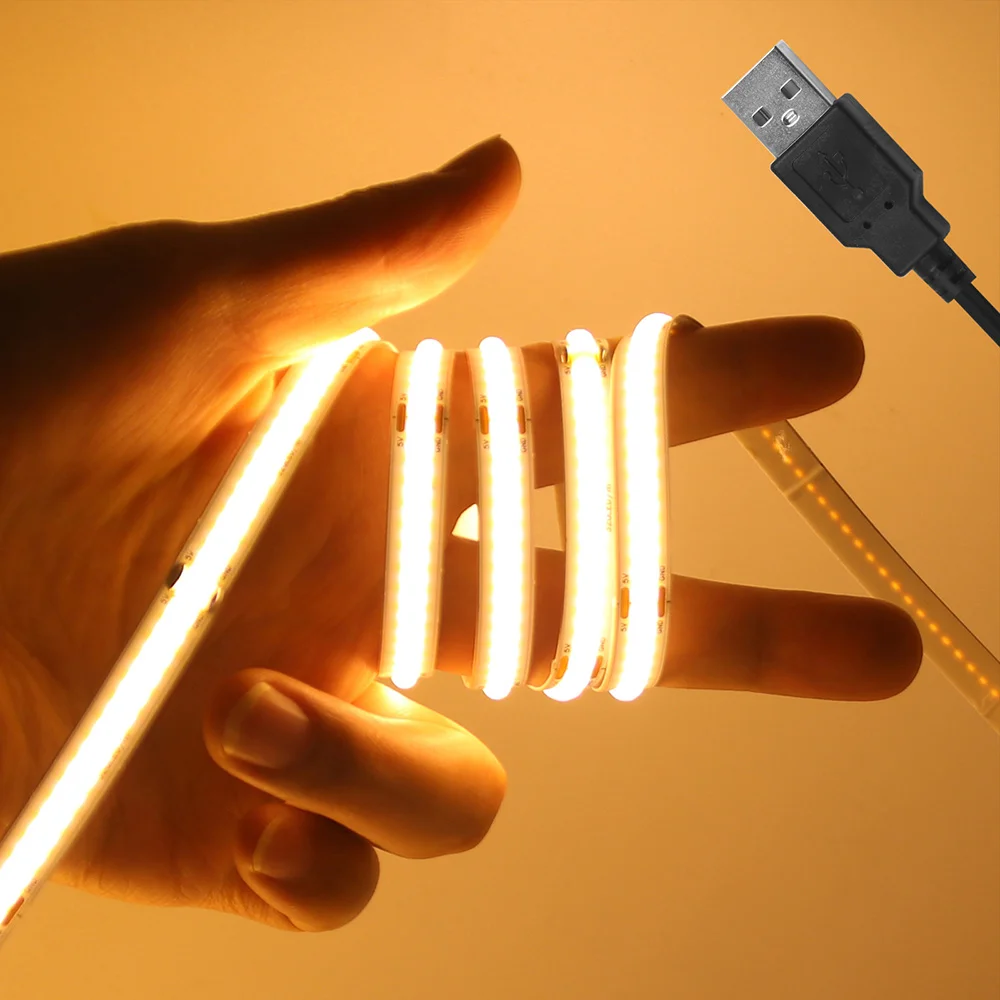 Новая 5 в usb cob strip light 320