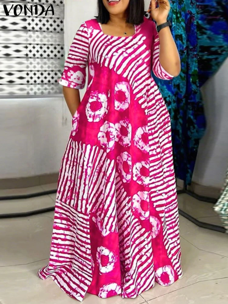 Женское богемное платье макси больших размеров - Фотография_2