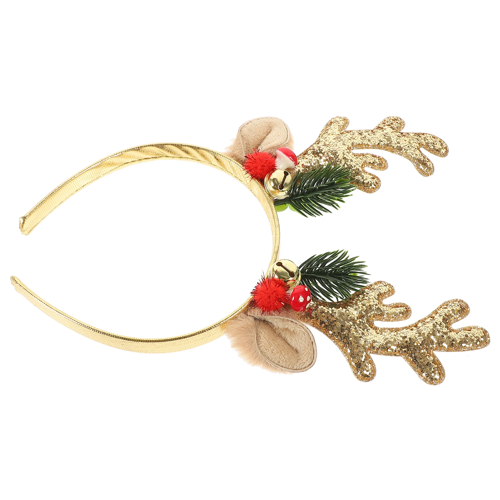 Рождественская повязка на голову с рогами - Фотография_2